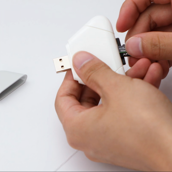 Sd Kaartlezer 3 in 1 USB-C en A en Lightning