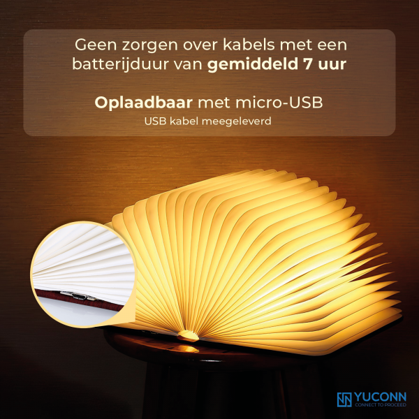 Boeklamp Leeslamp - Bediening via app