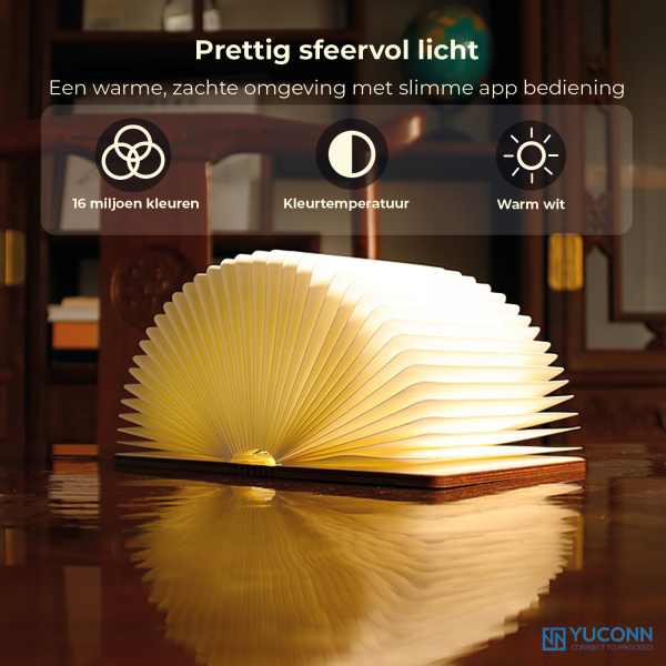 Boeklamp Leeslamp - Bediening via app
