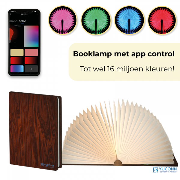 Boeklamp Leeslamp - Bediening via app
